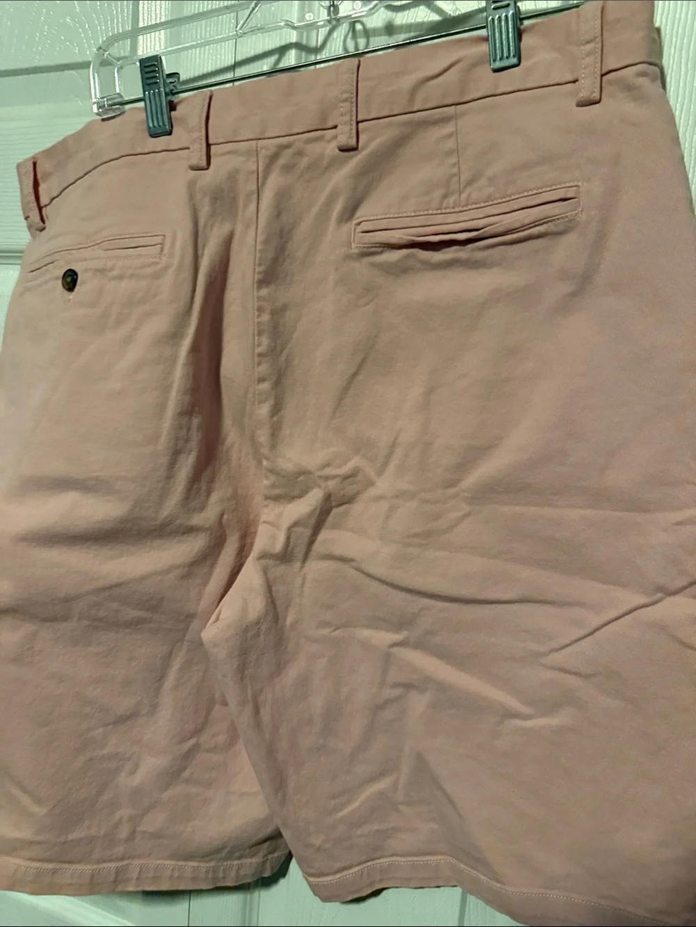 Old Navy Men’s Light Pink Flat Front Chino Shorts